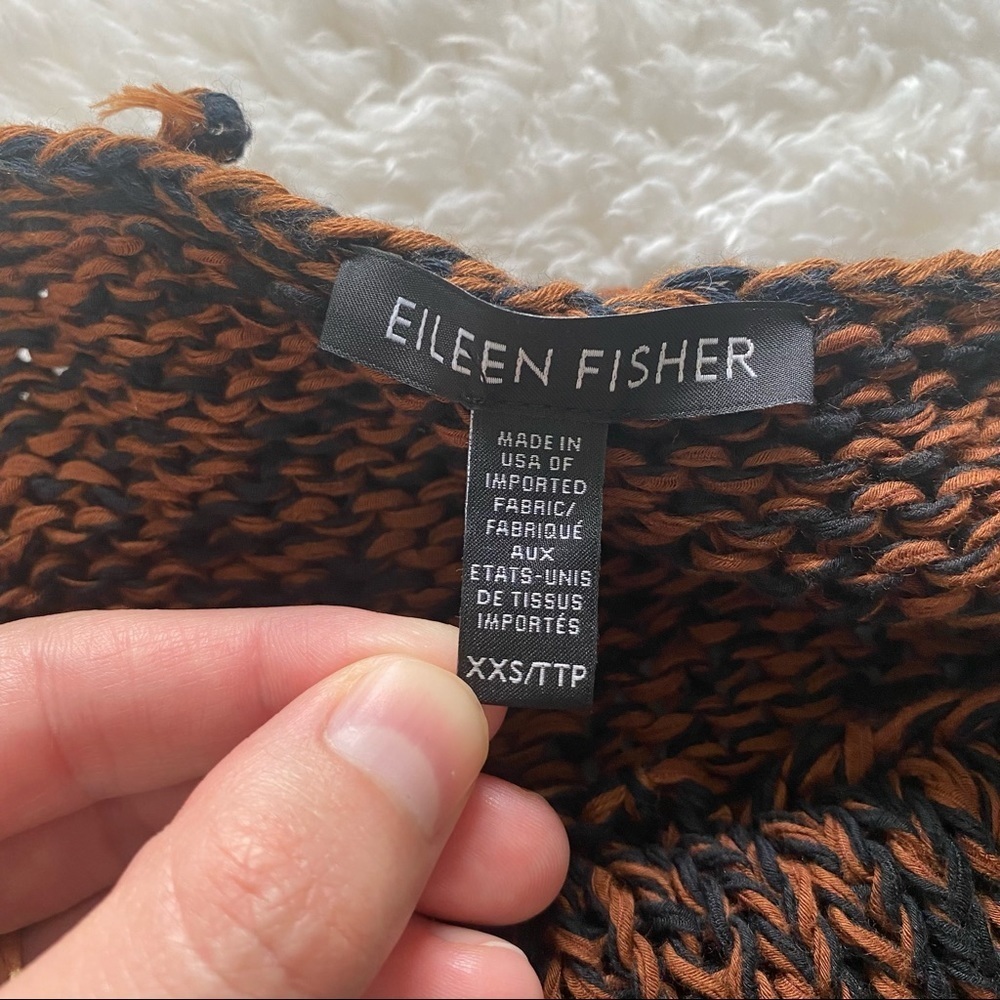 Eileen Fisher Marled Organic Cotton Blend Sweater - Picture 5 of 9